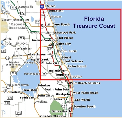 treasure coast map